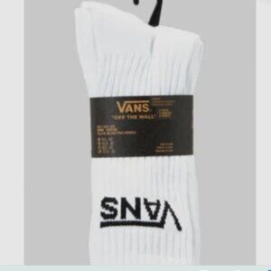 VANS 9 Pairs (3 Packs of 3) Classic Off the Wall Cotton Crew Socks 9.5-13